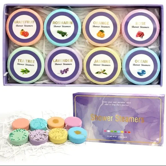 Set of 8 shower steamers (all different scents) - Picture 1 of 3